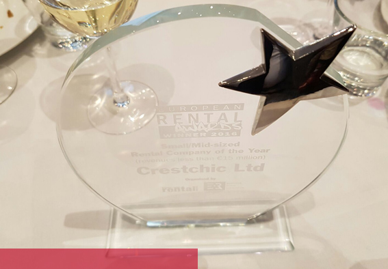 Crestchic wins European Rental Association Award