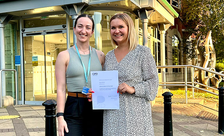 Marta achieves HR qualification AND Student of the Year award