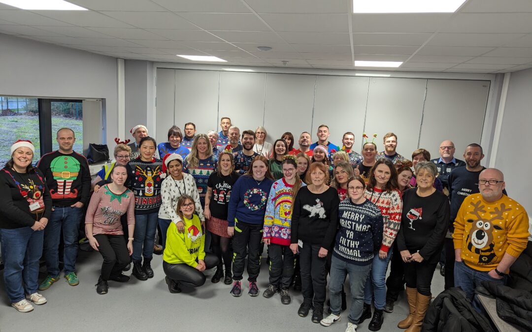 Crestchic Load banks ‘Christmas Jumper Day’ raises over £300 for charity