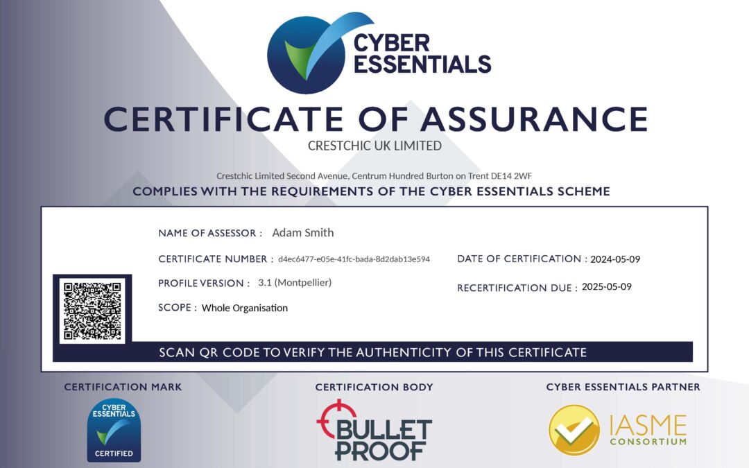 Cyber security at Crestchic